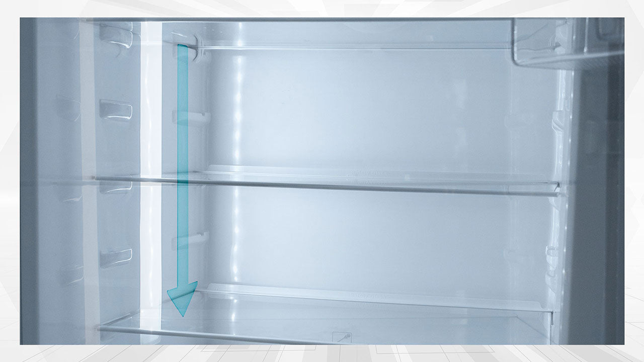 Dawlance Refrigerator 9193 WB Chrome Pro Hairline Silver 16 CFT