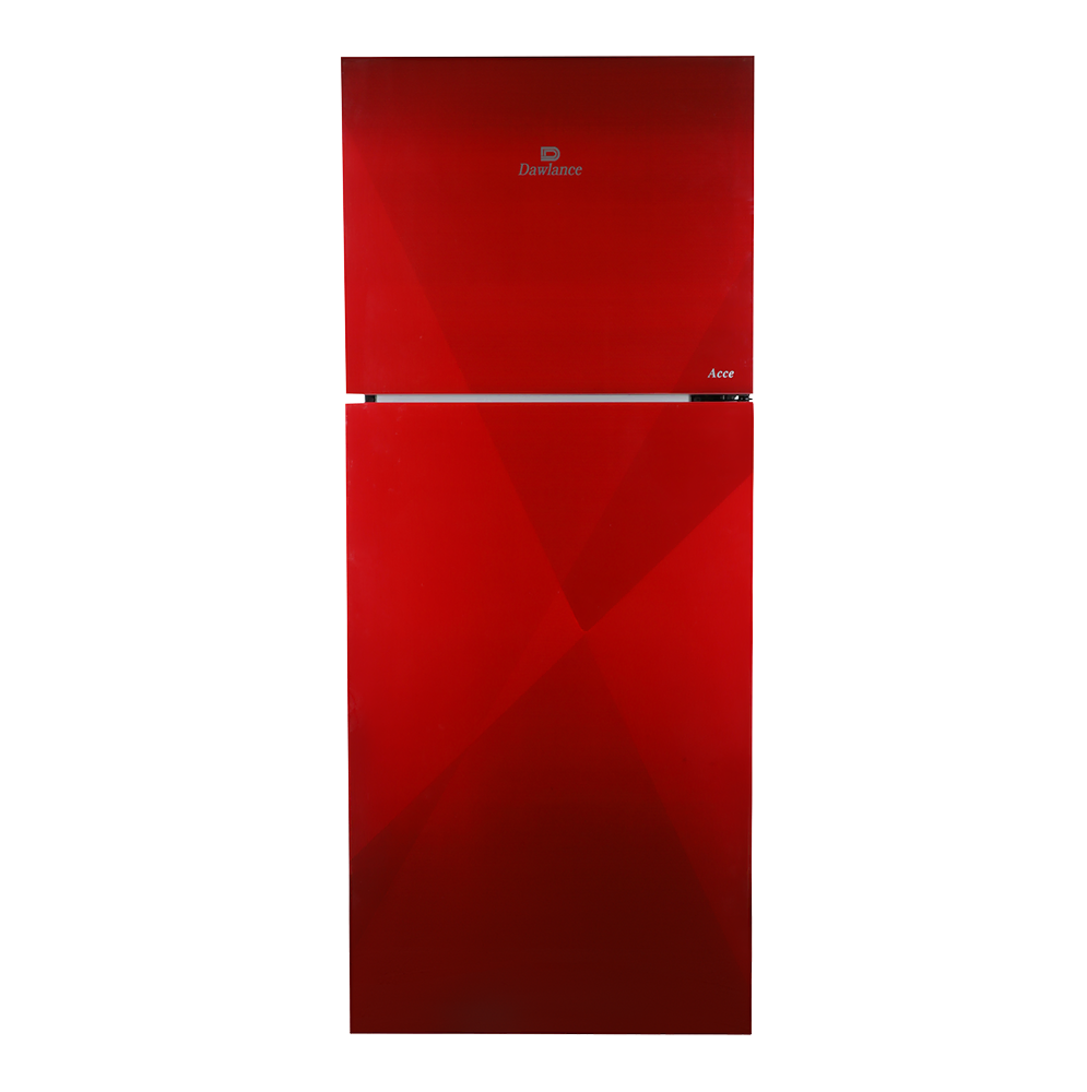 9178 Acce Coral Red Double Door Refrigerator