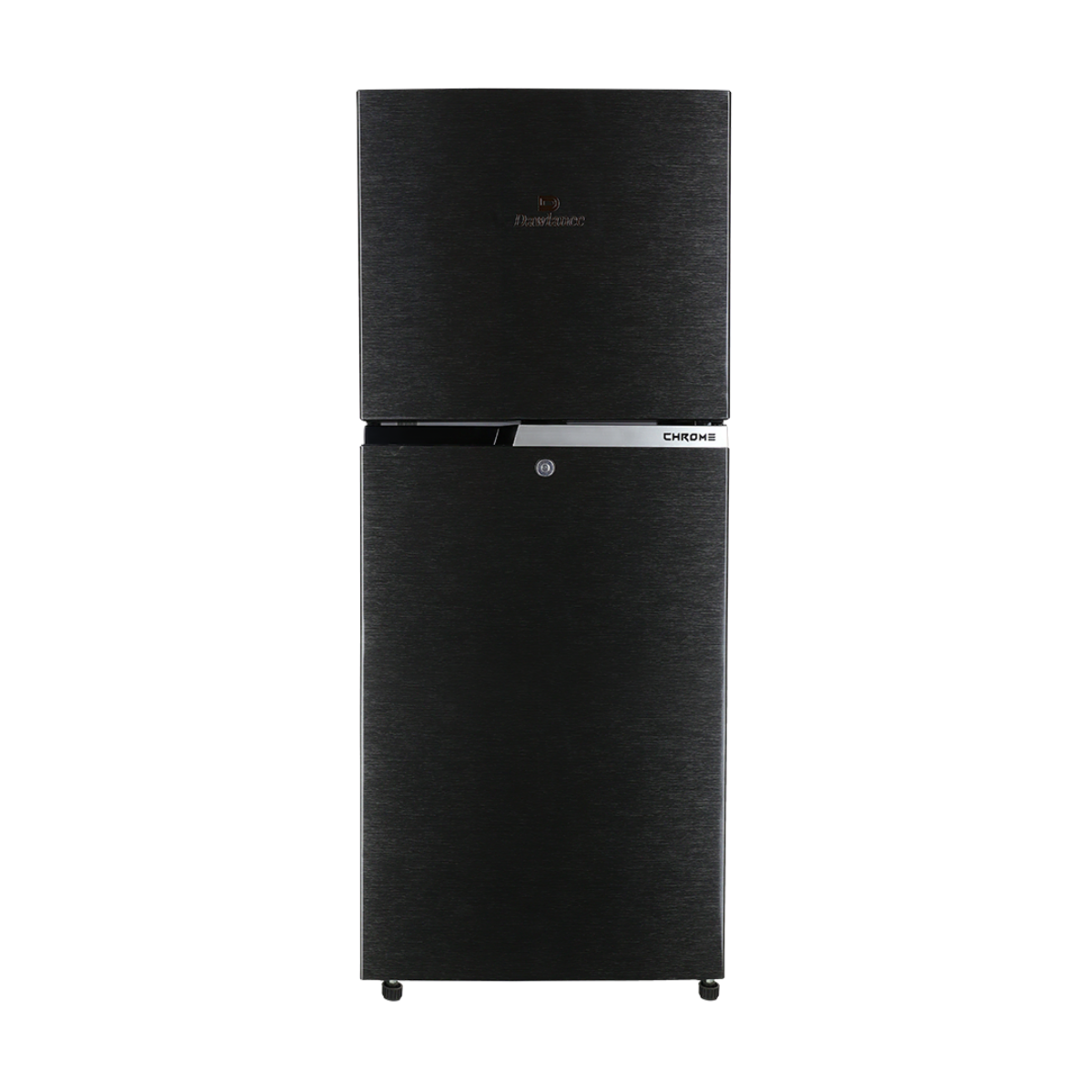 Dawlance 9191WB Chrome Hairline Black Large Size Refrigerator