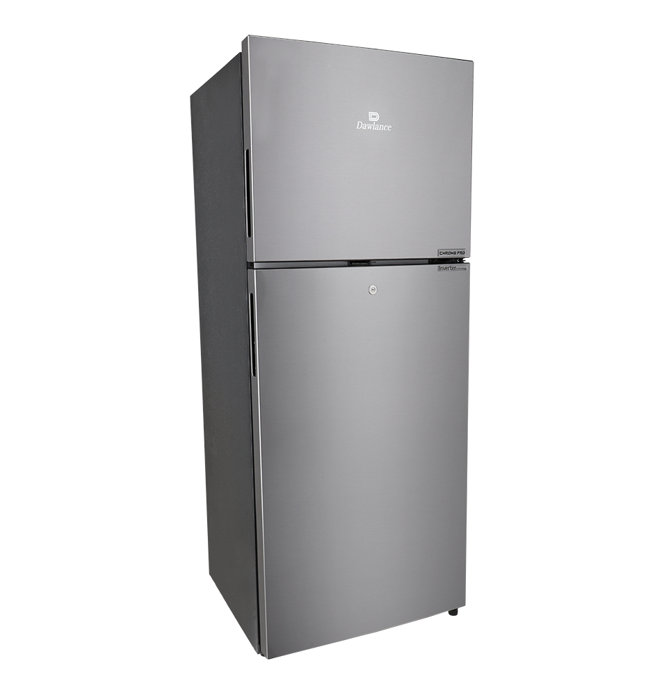 REF 9178LF CHROME PRO HAIRLINE SILVER Double Door Refrigerator