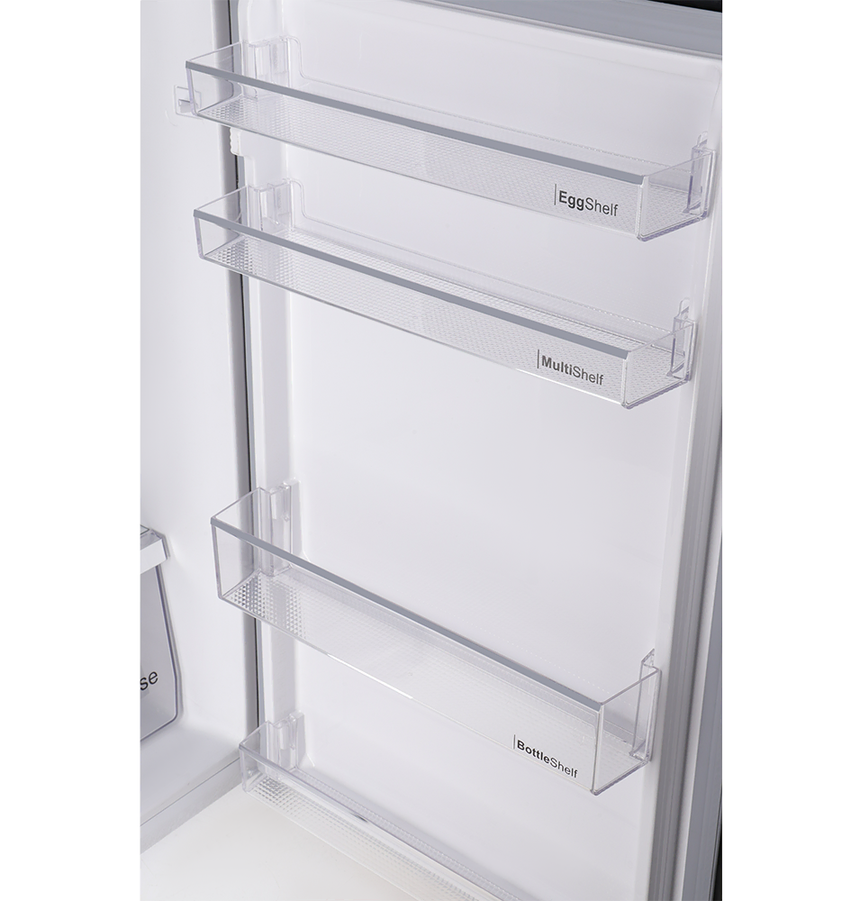 REF 9178LF CHROME PRO HAIRLINE SILVER Double Door Refrigerator