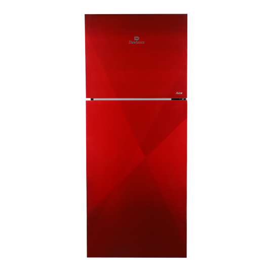 9178 Acce Coral Red Double Door Refrigerator
