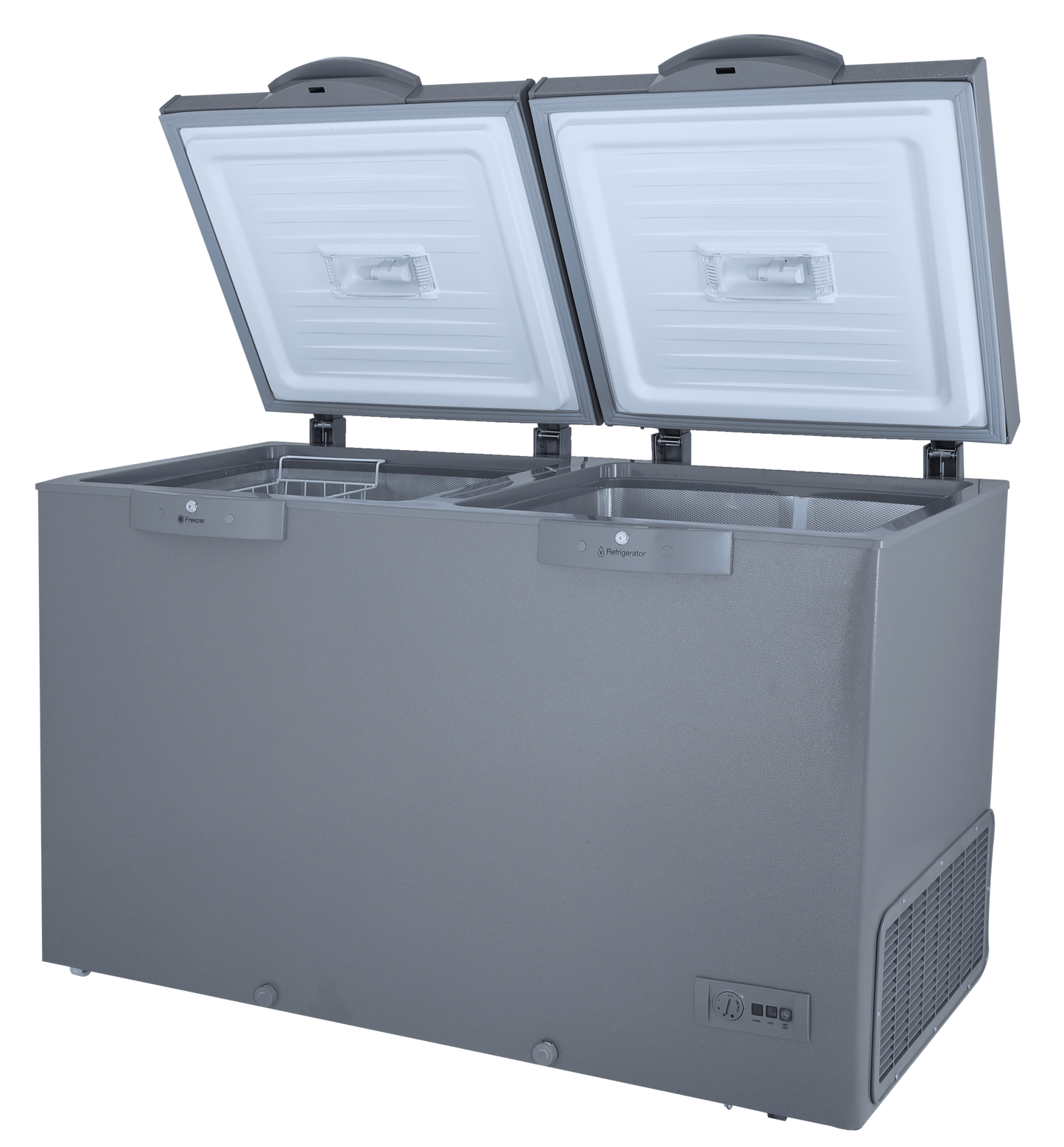 Twin Door Freezer 91998 Signature Inverter Grey